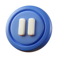 serene inspired A scalable pause button icon. Symmetrical, geometric, single-weight stroke with Scalable Design. png