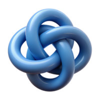 sumptuous minimalist Intertwined geometric shapes forming a knot. Single-weight stroke with Scalable Design. expertly shot png