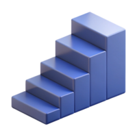 passionate captivating Abstract composition of rectangles forming a staircase. Crisp edges, minimal with Scalable Design. detailed png