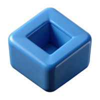 exemplary geometric Rotating cube with truncated corners. Clean lines, with Scalable Design. masterfully captured png