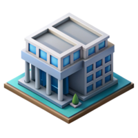 extraordinary gothic Isometric projection of a building. Crisp edges, geometric with Scalable Design. luxury png