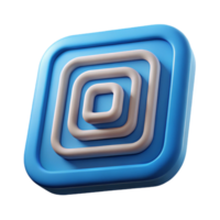 magnificent playful elegant Series of concentric squares with rounded corners. Single-weight stroke, minimal with Scalable Design. impeccable png