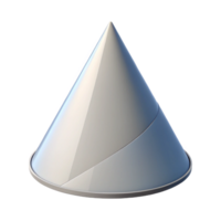 captivating celebrated Geometric outline of a cone. Clean lines, scalable, flat color with Scalable Design. png