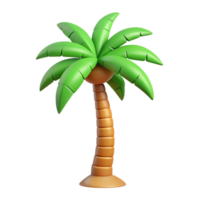 acclaimed organic Crisp edges, flat color palm tree. Single-weight stroke, minimal design, with Scalable Design. gallery standard png