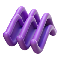 standout vintage Scalable square wave pattern, single-weight stroke, purple with Scalable Design. artisan png