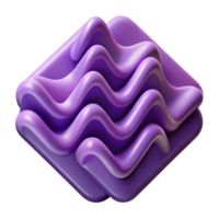 glorious harmonious modern Scalable square wave pattern, single-weight stroke, purple with Scalable Design. museum quality png
