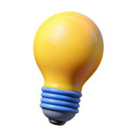 sought-after urban Clean lines, scalable lightbulb. Single-weight stroke, flat color, minimal design with Scalable Design. flawless png