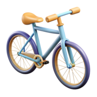 intense exquisite Minimal, flat color bicycle. Crisp edges, clean lines, with Scalable Design. 8K png