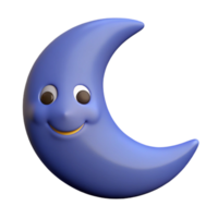 serene unparalleled Smiling crescent moon character with pointed tips. Clean lines, flat color, minimal design with Scalable Design. png