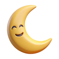 timeless gothic Smiling crescent moon character with pointed tips. Clean lines, flat color, minimal design with Scalable Design. sharp png