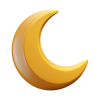 reflective alluring Smiling crescent moon character with pointed tips. Clean lines, flat color, minimal design with Scalable Design. sharp png