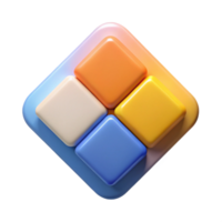 notable minimalist Abstract square divided into four equal squares. Flat color, symmetrical, clean lines with Scalable Design. gallery standard png