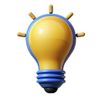 serene standout Minimal line art of a lightbulb. Single-weight stroke, flat color, with Scalable Design. png