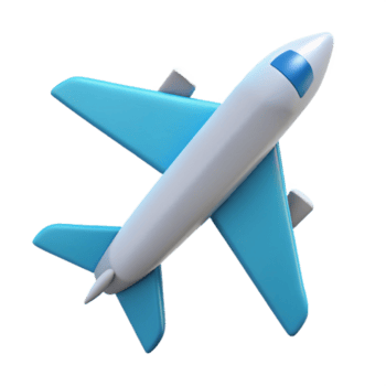 deslumbrante alegre renascimento minimalista avião com retangular asas. fresco arestas, plano cor, mínimo Projeto com escalável Projeto. refinado png