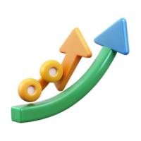 mesmerizing surreal Geometric arrow pointing right. Crisp edges, flat color, with Scalable Design. sharp png