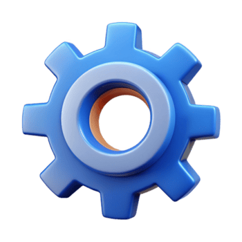 elegant nostalgisk konstnärlig redskap ikon med roterande segment. symmetrisk design, platt Färg, med skalbar design. oklanderlig png