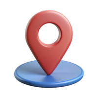 impressive melancholic elegant Location pin icon with a circular base. Single-weight stroke, flat color, with Scalable Design. original png