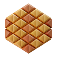 energetic dramatic Tessellating rhombuses, flat color, crisp edges, geometric pattern with Scalable Design. museum quality png
