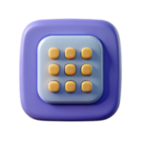 distinguished tropical Phone icon with a keypad. Symmetrical design, flat color, minimal with Scalable Design. impeccable png