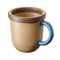 captivating tranquil elegant Single-weight stroke outline of a coffee cup. Crisp edges, minimal design, flat color with Scalable Design. artisan png