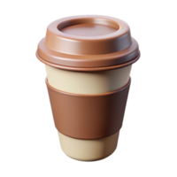 ethereal magnificent Single-weight stroke outline of a coffee cup. Crisp edges, minimal design, flat color with Scalable Design. high resolution png