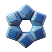 reflective extraordinary Rotating pentagons, single-weight stroke, crisp edges, symmetrical with Scalable Design. precision png