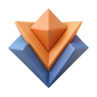 dramatic mysterious vintage Overlapping trapezoids, flat color, scalable, geometric design with Scalable Design. expertly shot png