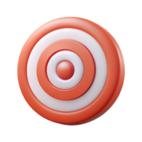 enchanting classic Target icon with concentric circles. Symmetrical design, flat color, minimal with Scalable Design. elite png