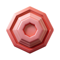 unparalleled industrial Concentric octagons, single-weight stroke, flat color, minimal with Scalable Design. high resolution png