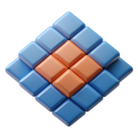 magnificent harmonious rustic Geometric pattern of squares and rectangles, flat color, crisp edges with Scalable Design. gallery standard png
