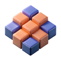 exemplary modern Geometric pattern of squares and rectangles, flat color, crisp edges with Scalable Design. sharp png