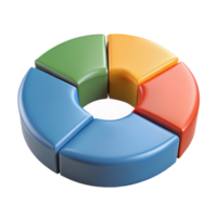 fascinating reflective bohemian Circular infographic with four segments, different flat colors, clean lines with Scalable Design. impeccable png