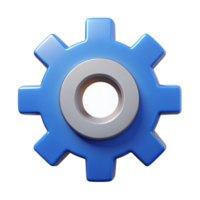 coveted minimalist Gear icon with four cogs, symmetrical design, flat color with Scalable Design. high quality png