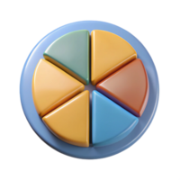 pristine creative Circular badge divided into four quadrants. Geometric, flat color, crisp edges with Scalable Design. premium png