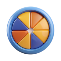 peaceful sumptuous Circular badge divided into four quadrants. Geometric, flat color, crisp edges with Scalable Design. detailed png