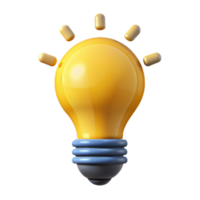 mysterious wonderful Lightbulb icon with radiating lines, clean lines, with Scalable Design. museum quality png