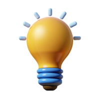 glorious elegant Lightbulb icon with radiating lines, clean lines, with Scalable Design. artisan png