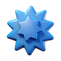 melancholic stunning Burst badge with eight points. Symmetrical, crisp edges, flat color with Scalable Design. studio quality png