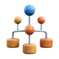 bold extraordinary Abstract tree diagram with branching lines, scalable, minimal with Scalable Design. exclusive png