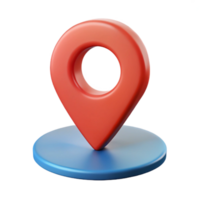 tranquil radiant Location pin icon with circular base, clean lines, flat color with Scalable Design. high resolution png
