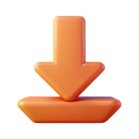 extraordinary art deco Download arrow icon pointing down, single-weight stroke, flat color with Scalable Design. authentic png