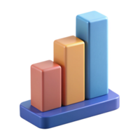 serene exceptional Stacked bar graph with three segments, contrasting flat colors, with Scalable Design. png