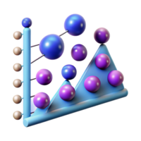 stunning passionate rustic Scatter plot with ten data points, crisp edges, with Scalable Design. elite png