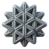 peaceful serene Five connected circles forming a flower shape. Clean lines, flat color, symmetrical design with Scalable Design. detailed png