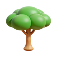passionate enchanting A stylized tree with a circular canopy. Clean lines, flat color, with Scalable Design. professional png