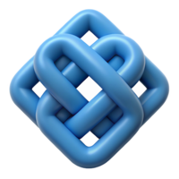 extraordinary timeless Interlocking geometric shapes forming a cube. Crisp edges, flat color, minimal design with Scalable Design. png
