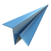 unforgettable art deco Scalable outline of a paper airplane. Minimal design, clean lines with Scalable Design. precision png