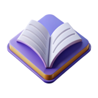 distinguished mid-century A stylized open book icon with clean lines. Flat color, scalable design, minimal with Scalable Design. fine detail png