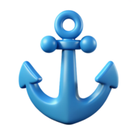 timeless geometric A stylized anchor icon with crisp edges. Minimal design, flat color, with Scalable Design. professional png
