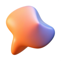 beautiful retro An abstract shape resembling a speech bubble. Crisp edges, minimal design, flat color with Scalable Design. masterfully captured png